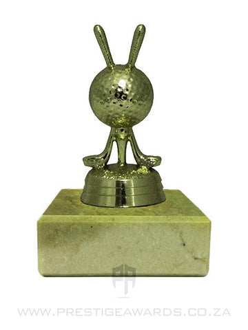 Golf Ball and Clubs Miniature Award