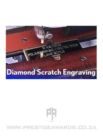 Engraving (flat) - Diamond Scratch