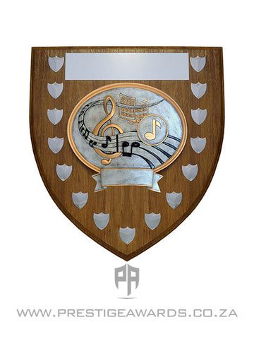 Music Theme Floating Shield T0208