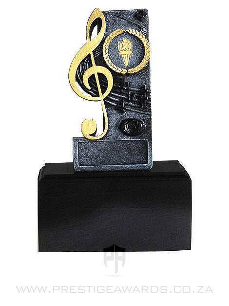 Music Note Resin Award