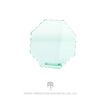 Jade Glass Octagon Mini Trophy