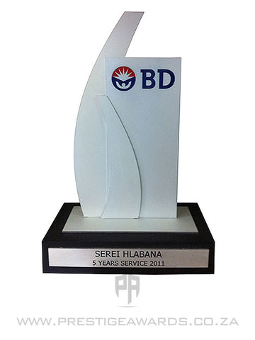 Custom Aluminium and Hardwood Trophy