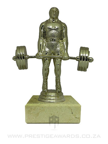 Macho Power Lifter Miniature Trophy