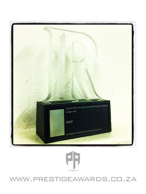 Custom Perspex and Resin Trophy