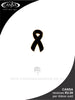 Skin Cancer (Black) Awareness ribbon