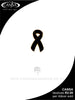 Skin Cancer (Black) Awareness ribbon