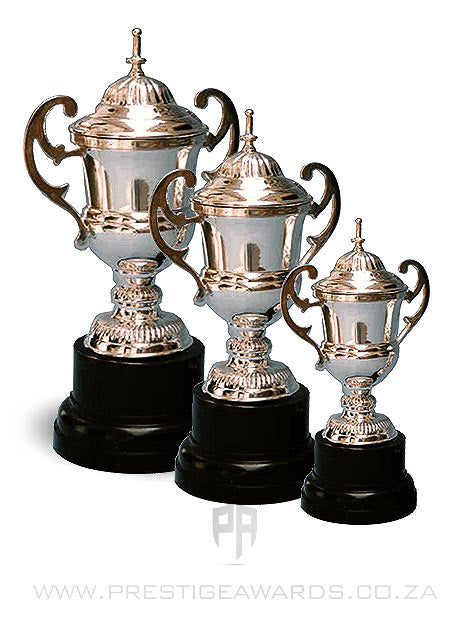 Classic Silver EPNS Tiered Trophy with lid T0566 Range