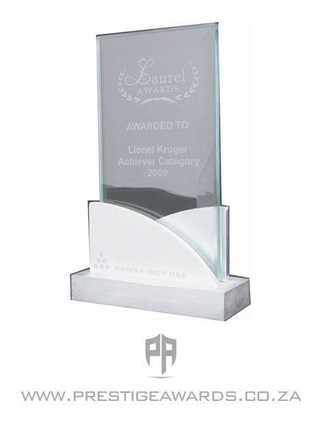 Custom Aluminium and Glass Trophy