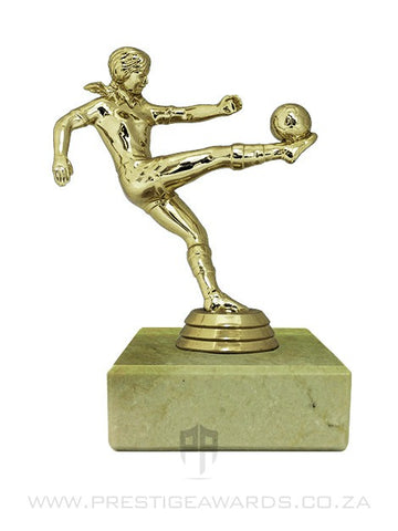 Soccer Female Kicker Trophy