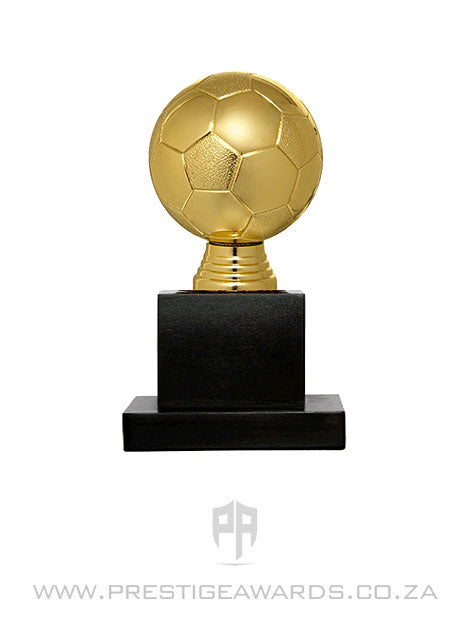 Soccer Ball Gold Mini Trophy