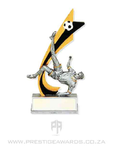 Soceer Flag Resin Trophy T0418